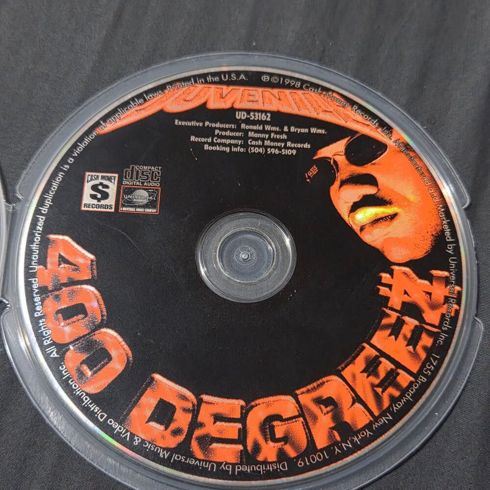 Vtg 1998 Juvenile 400 Degrees Rap Hip Hop